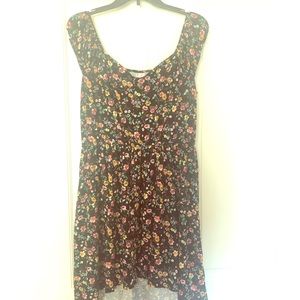 Stretch High-Low flower dress